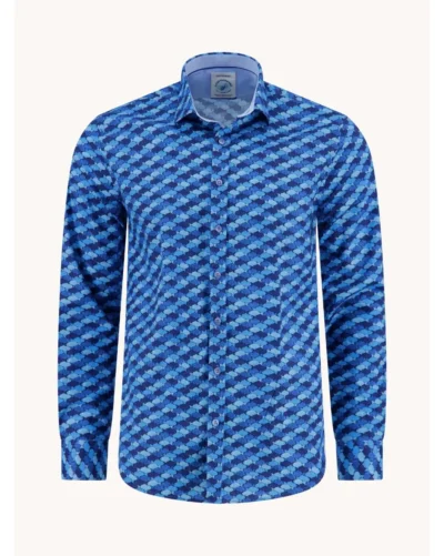 A Fish Named Fred - Graphic Shirt  Cobalt