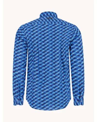 Alternative view of A Fish Named Fred - Graphic Shirt  Cobalt
