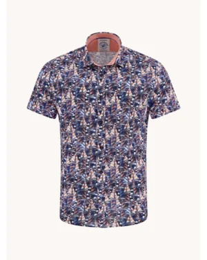 A Fish Named Fred 33.054 SS Sailing Boats shirt cotton / linen shirt