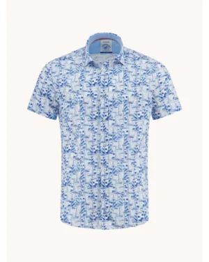 A Fish Named Fred 33.054 Short S. Sailing boats Cotton/Linen shirt