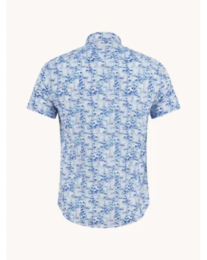 Alternative view of A Fish Named Fred 33.054 Short S.  Sailing boats Cotton/Linen shirt