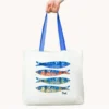 A Fish Named Fred 33.278 Canvas bag fish print