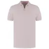 Dstrezzed  Organic Cotton V-Neck Polo 240022 Violet Ice - Image 4