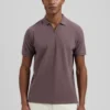 Dstrezzed 240022- V-Neck Polo Purple Grey
