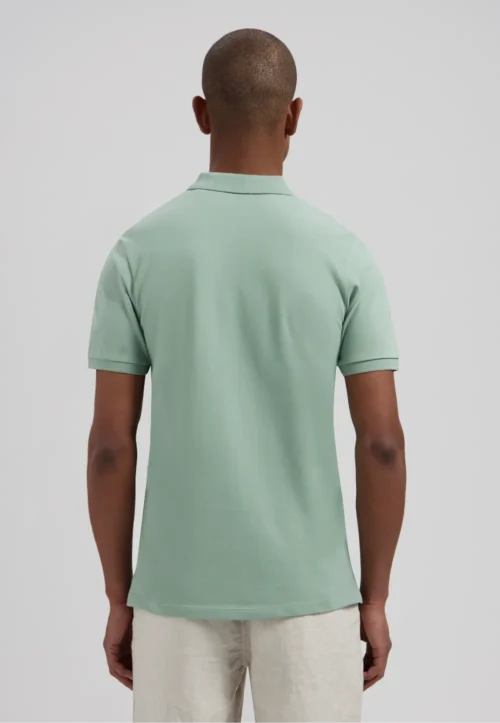 Dstrezzed 240022 Organic Cotton V-Neck Polo Green bay image1