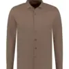 Dstrezzed Jagger Shirt 100% Linen 303710 Grey Brown - Image 5