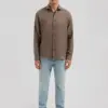 Dstrezzed Jagger Shirt 100% Linen 303710 Grey Brown - Image 2