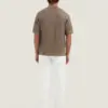 Dstrezzed  Joey Shortsleeve Cardigan 421200 Walnut - Image 3