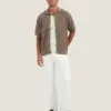 Dstrezzed  Joey Shortsleeve Cardigan 421200 Walnut - Image 2