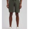 Dstrezzed 100% Crispy Linen Shorts 515558, Dark army