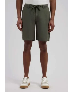 Dstrezzed 100% Crispy Linen Shorts 515558, Dark army