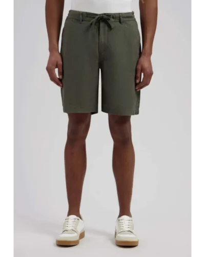 Dstrezzed 100% Crispy Linen Shorts 515558, Dark army