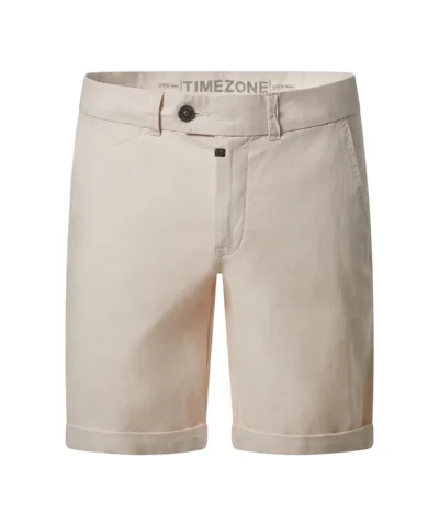 Timezone Slim Janno Shorts Cotton Linen Silver Birch