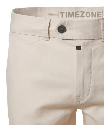 Timezone Slim Janno Shorts Cotton Linen Silver Birch image1