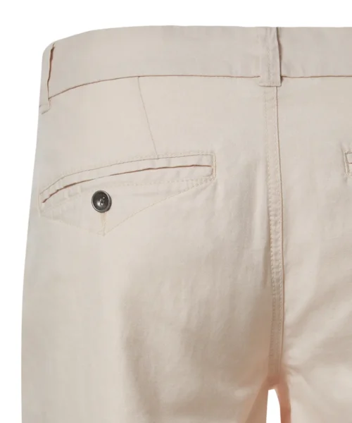 Timezone Slim Janno Shorts Cotton Linen Silver Birch - Image 4