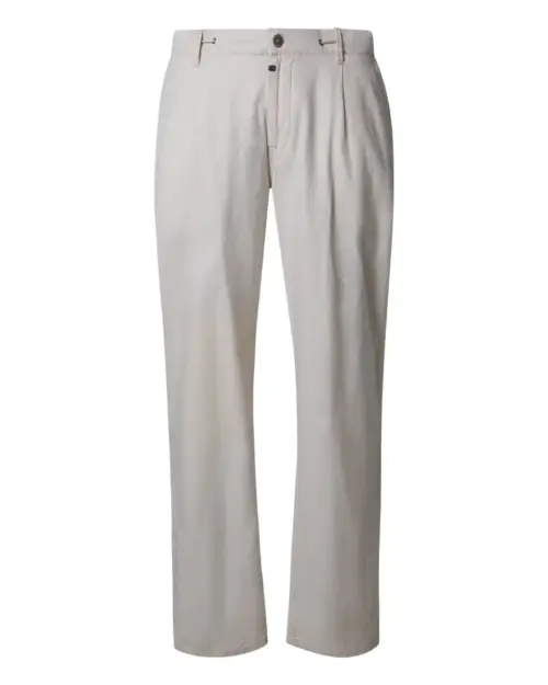Timezone Regular Cotton Linen Joggers Charly Silver Birch