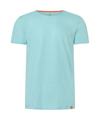 Timezone Cotton Ripped Basic T-Shirt Crystal Blue image3