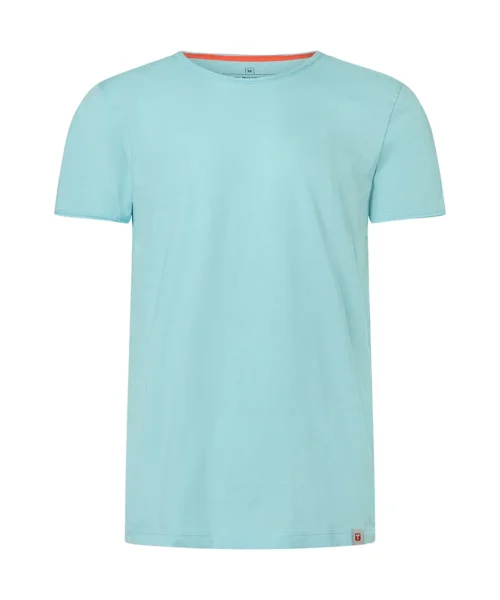 Timezone Cotton Ripped Basic T-Shirt Crystal Blue - Image 5