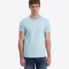 Timezone Cotton Ripped Basic T-Shirt Crystal Blue