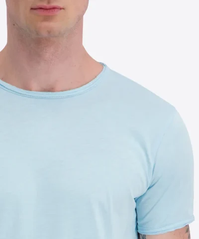Timezone Cotton Ripped Basic T-Shirt Crystal Blue image2