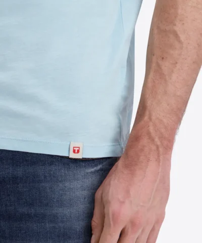 Timezone Cotton Ripped Basic T-Shirt Crystal Blue image1