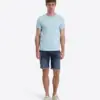 Timezone Cotton Ripped Basic T-Shirt 20272.6233-50 Crystal Blue - Image 2