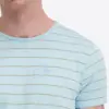 Timezone  Pin Stripe T-Shirt 20336.6233-32 Crystal Blue - Image 5