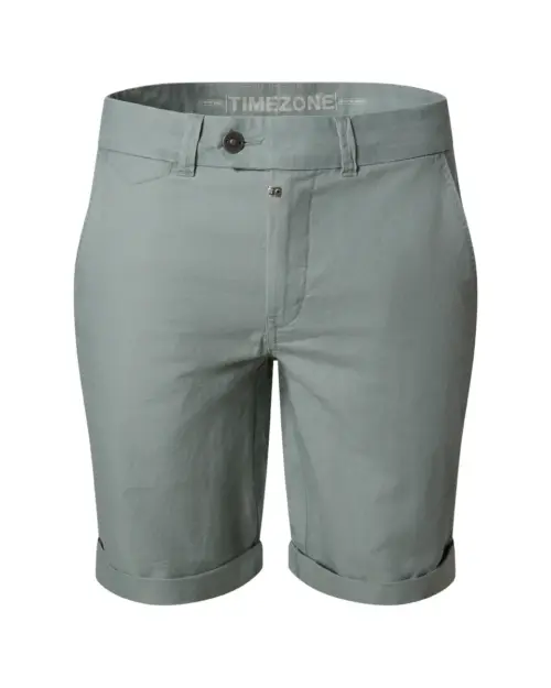 Timezone Slim Janno Cotton Linen Shorts Pastel Green