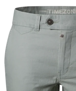 Alternative view of Timezone Slim Janno Shorts Cotton Linen Pastel Green