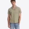 Timezone  Linen Blend Shirt Light Khaki