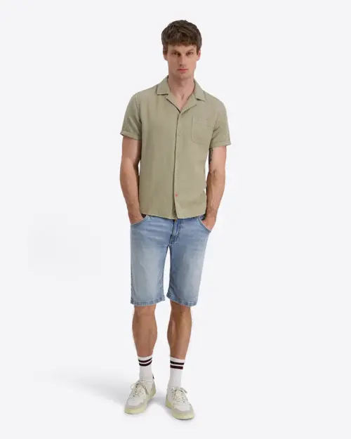 Alternative view of Timezone  Linen Blend Shirt 30172.1387-29 Light Khaki