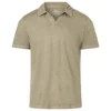 Timezone Cotton Linen Blend Poloshirt Light Khaki