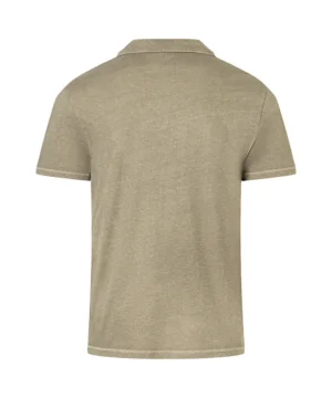 Alternative view of Timezone Cotton Linen Blend Poloshirt Light Khaki