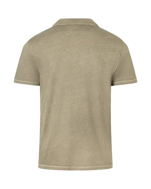 Alternative view of Timezone Cotton Linen Blend Poloshirt 20329.6110-29 Light Khaki