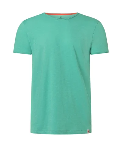 Timezone Cotton Ripped Basic T-Shirt Pool Green image4