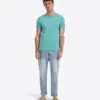 Timezone Cotton Ripped Basic T-Shirt 20272.6233-50 Pool Green - Image 2