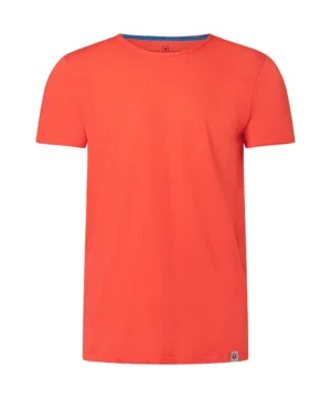 Timezone Cotton Ripped Basic T-Shirt Hot Coral image1