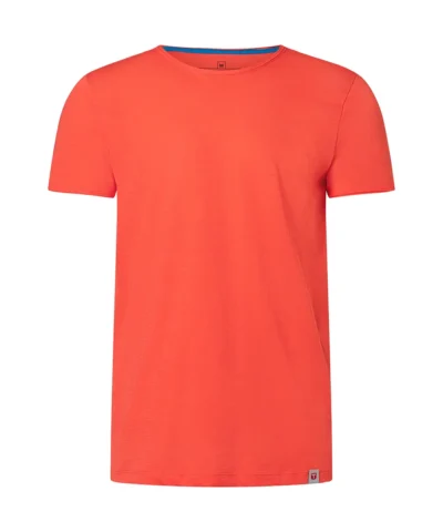 Timezone Cotton Ripped Basic T-Shirt Hot Coral image1