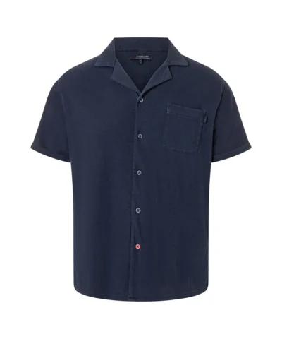 Timezone Linen Blend Shirt Iris blue image4