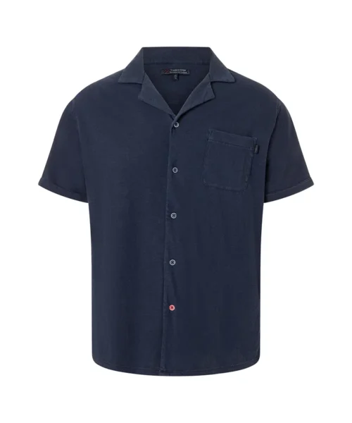 Timezone  Linen Blend Shirt Iris blue - Image 6