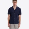 Timezone  Linen Blend Shirt Iris blue