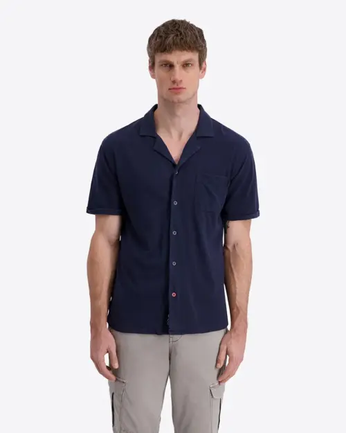 Timezone  Linen Blend Shirt 30172.1387-29 Iris blue