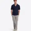 Timezone  Linen Blend Shirt 30172.1387-29 Iris blue - Image 2