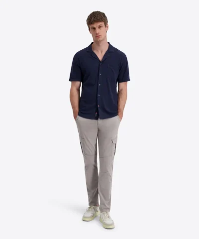 Alternative view of Timezone  Linen Blend Shirt Iris blue