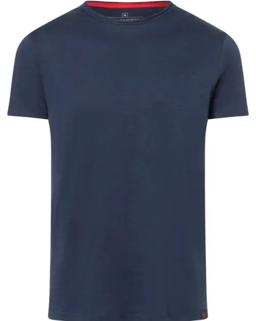 Timezone Cotton Ripped Basic T-Shirt 20272.6233-50 Peacoat