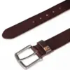 Timezone  Leather Belt 10008.2919-27 Dark Brown - Image 2