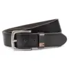 Timezone Leather Belt Black