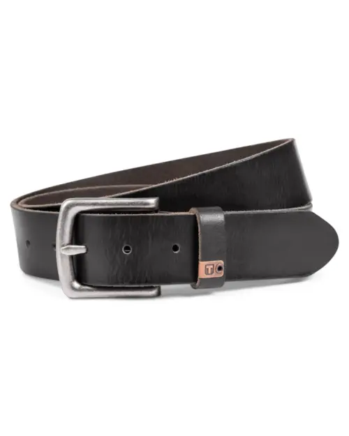 Timezone Leather Belt Black