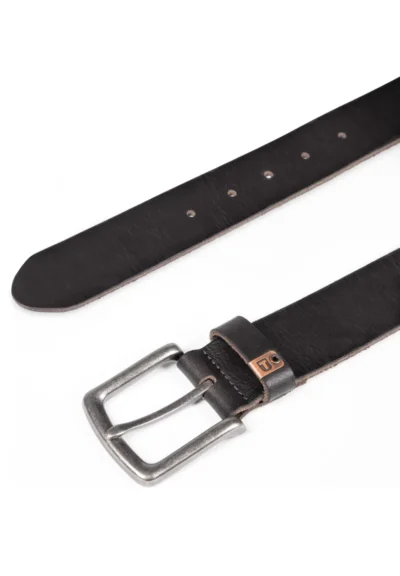 Alternative view of Timezone  Leather Belt   Black