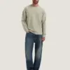 Dstrezzed Lasse Crewneck 221080 Vintage Sand - Image 2